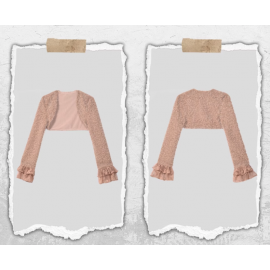Spirit of the Forest Plush Cropped Jacket by Blood Supply (BSY159JT)